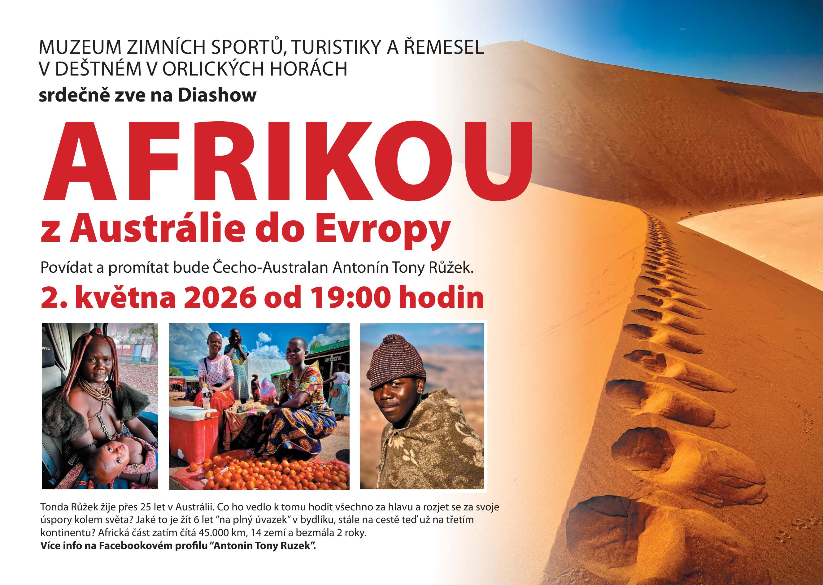 Cestování „Afrikou“ – s Tony Růžkem