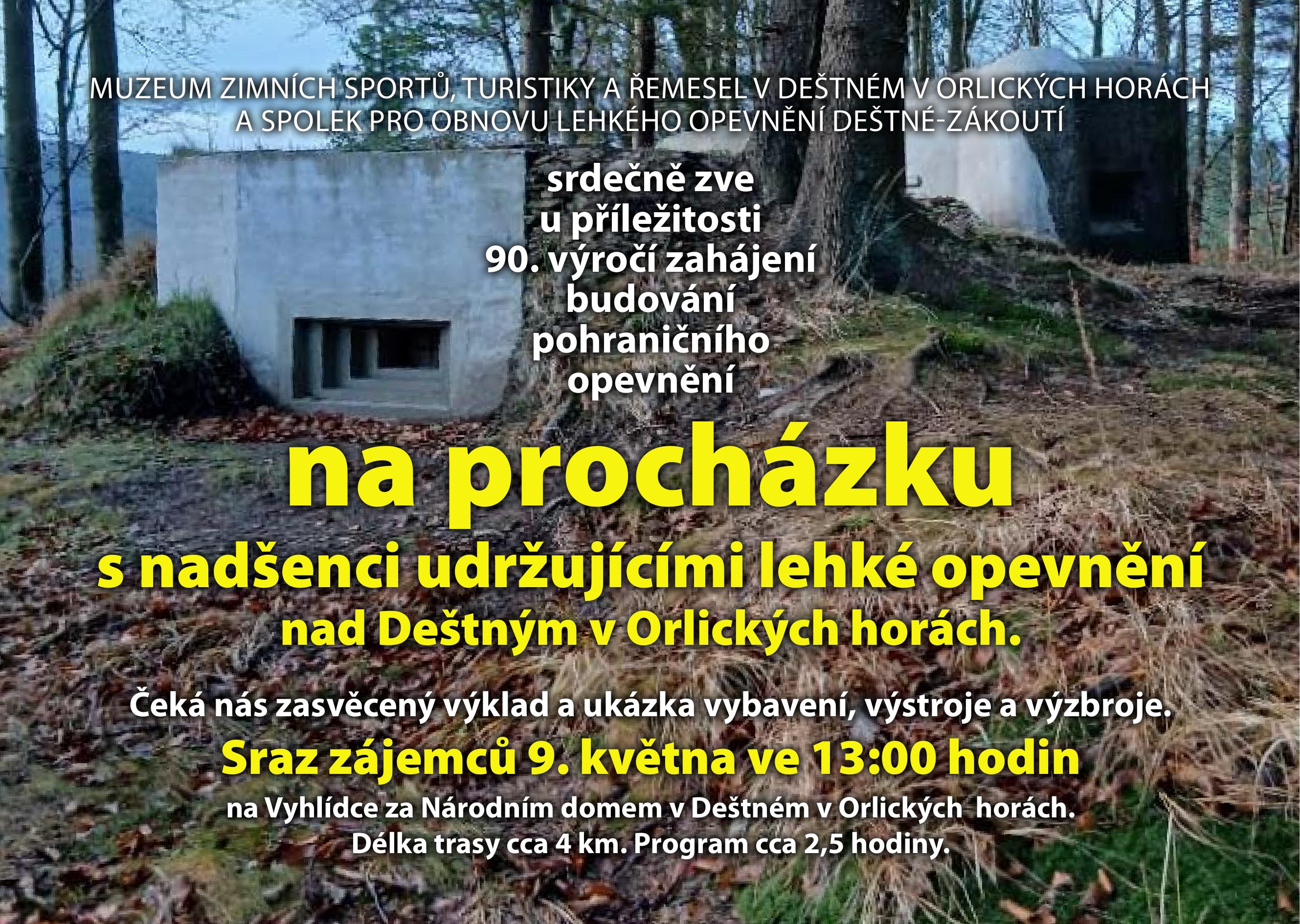 Procházka po lehkém opevnění (90. výročí O-H)